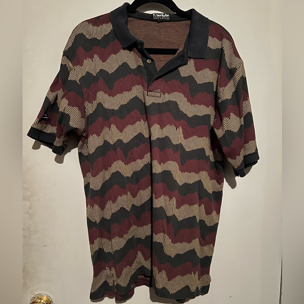 Vintage Patterned Polo